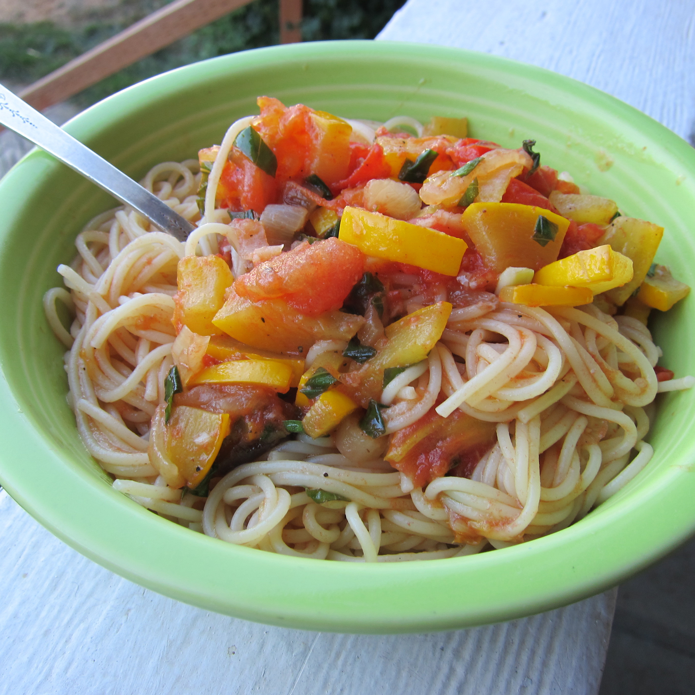 Summer Squash and Tomato Pasta Recipe