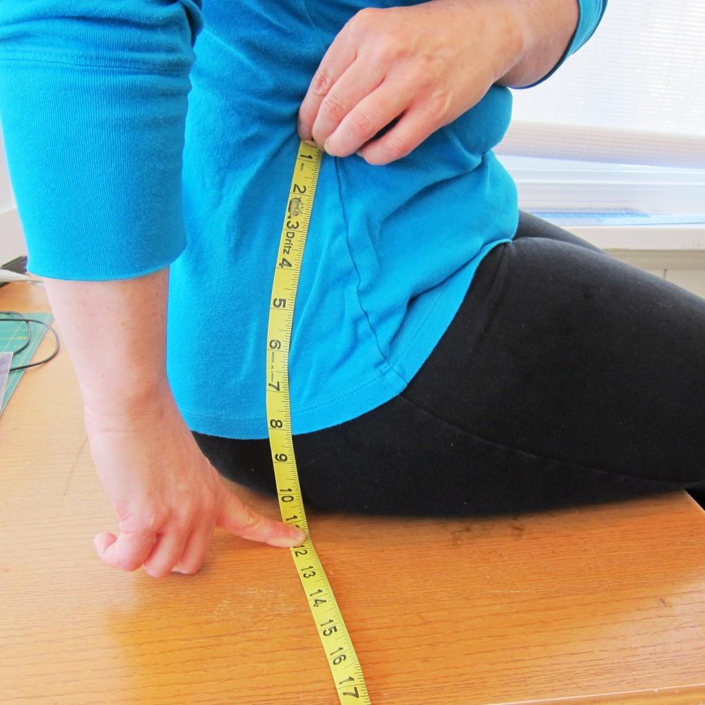 measuring crotch depth
